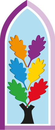 Milldown CE Academy logo white shield only.png